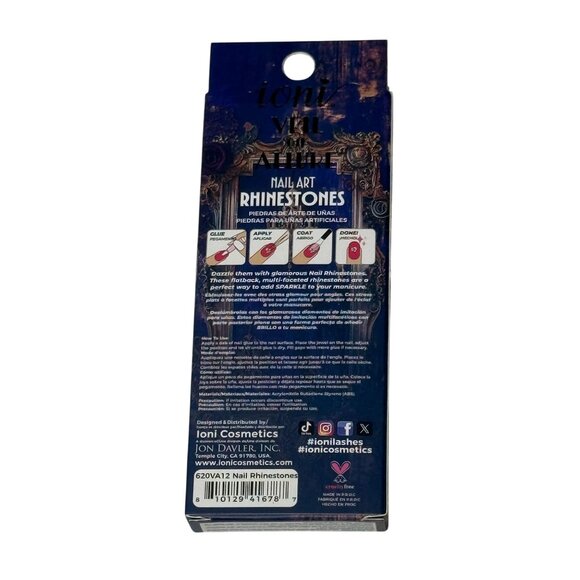 Ioni Veil of Allure Nail Art Rhinestones – Multi-Color Nail Gems Set NWT - Picture 2 of 4